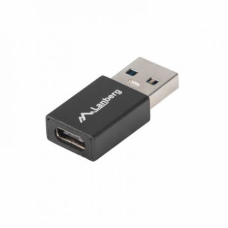 Lanberg Adaptador USB 3.1 tipo A macho a tipo C hembra Negro AD-UC-UA-01